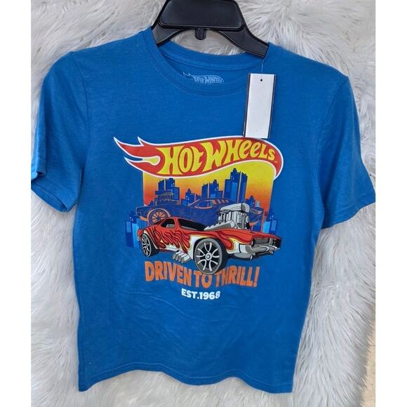 Hot Wheels Big Boys Short Sleeve Graphic T-shirt Size M - Picture 4 of 4
